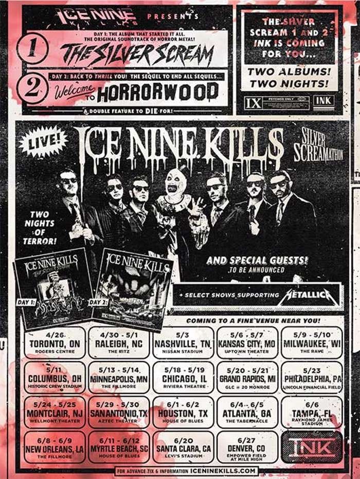 Ice Nine Kills Presents! "Silver Screamathon"